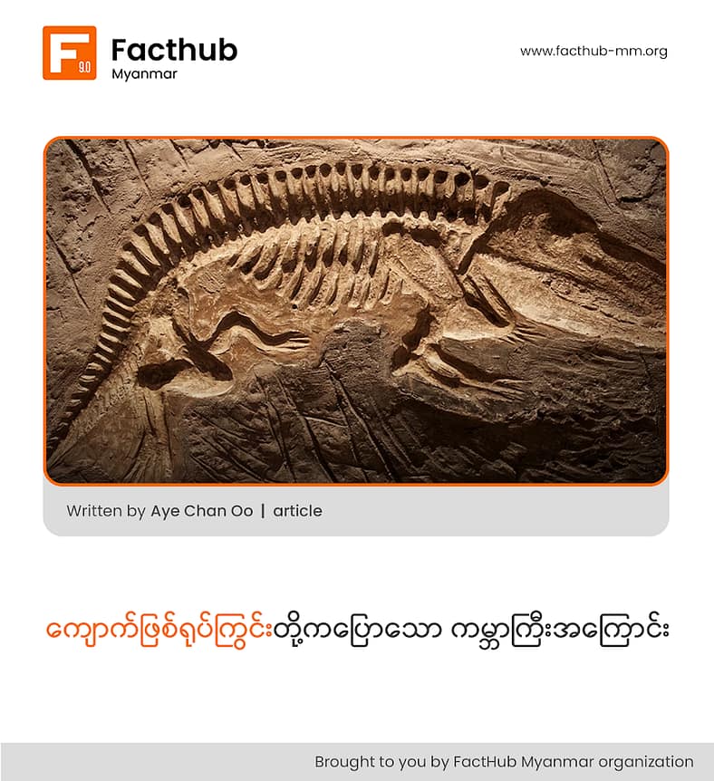 ကျောက်ဖြစ်ရုပ်ကြင်းတွေဟာ ကမ္ဘာကြီးနဲ့ပတ်သက်ပြီး ဘာတွေကိုပြောပြနေသလဲ